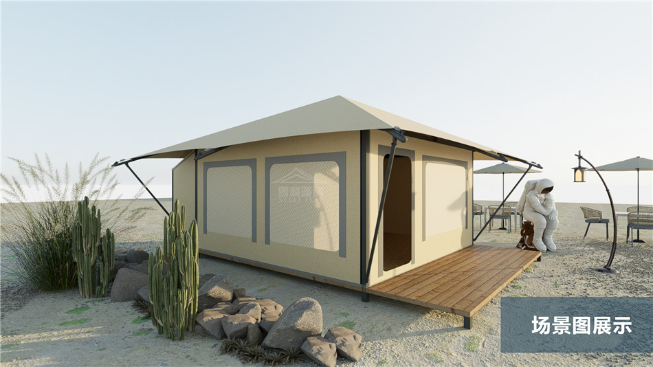 隐于林间的移动行宫｜酉阳多边形酒店帐篷重塑荒野栖居美学