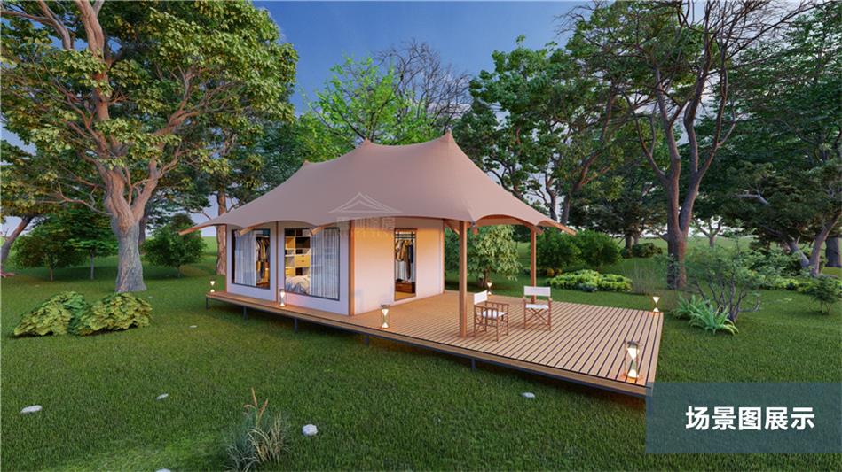 原始森林中的奢华庇护所|酉阳多边形帐篷开启五感沉浸式露营